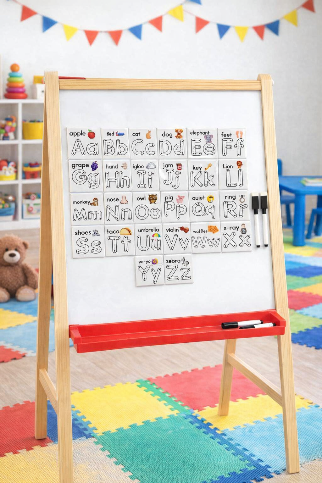 Dry Erase Alphabet Magnets