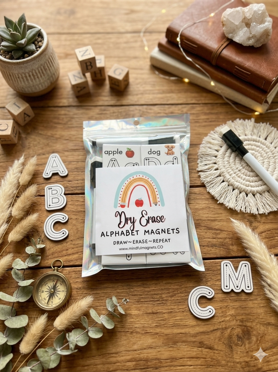 Dry Erase Alphabet Magnets